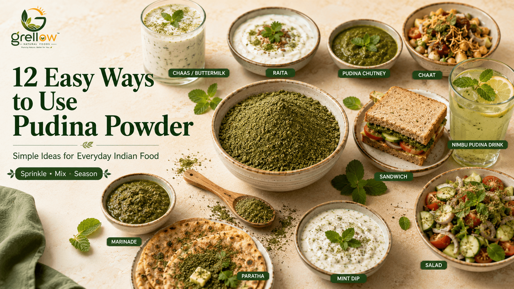 Pudina Powder Uses: 12 Easy Ways to Use Mint Powder in Indian Food